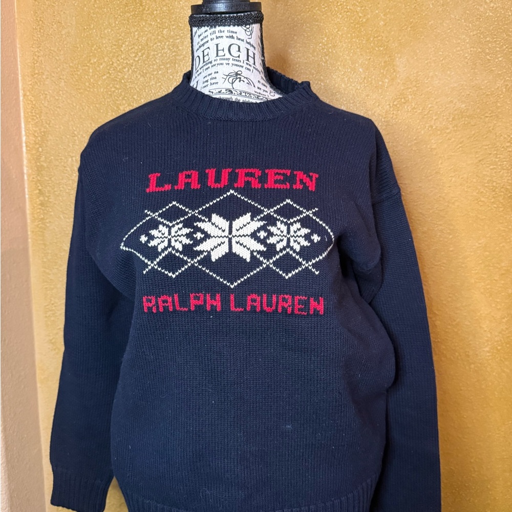 Ralph Lauren Dark Navy Knit Sweater